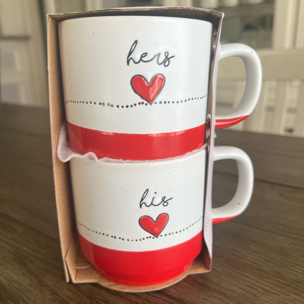 ❤️Cute. hers & his. Set Of MUGS❤️ - Picture 1 of 8